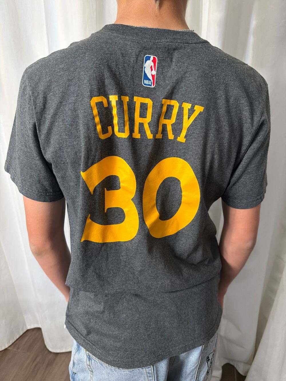 Adidas Stephen Curry Golden State Warriors Filipino Heritage Night T-Shirt - Picture 3 of 3